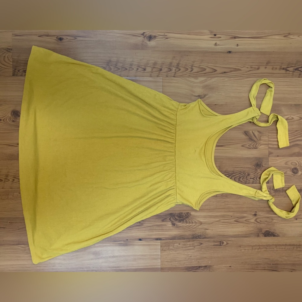 Wild Fable mustard colored sundress